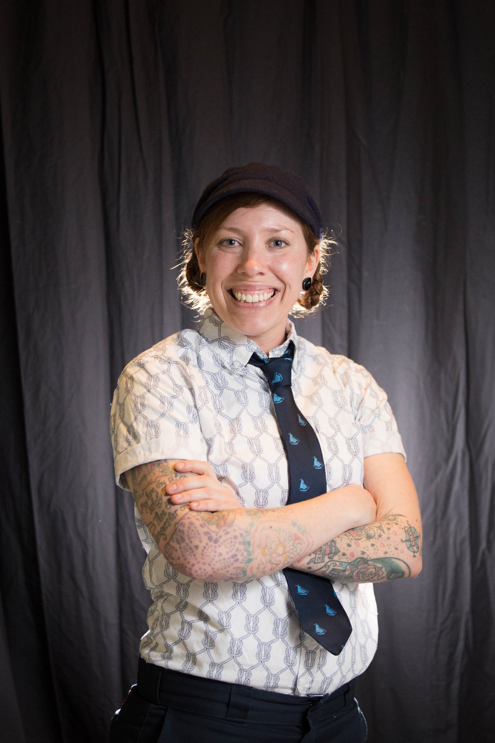  Maine Roller Derby head shots for MaineRollerDerby.com  Bea Nimble 